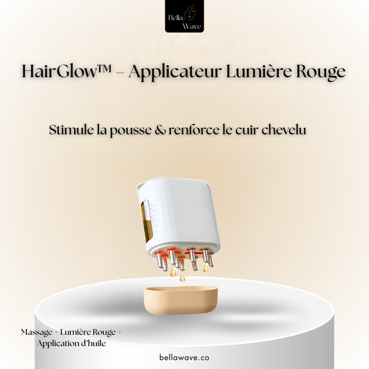 HairGlow™ – Applicateur Red Light pour la Croissance & la Santé du Cuir Chevelu